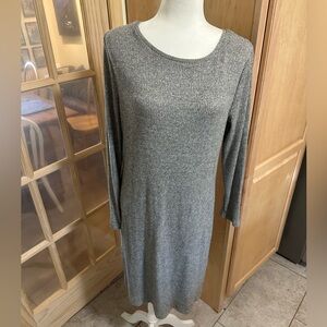 a new day Heather Gray Long Sleeve Dress